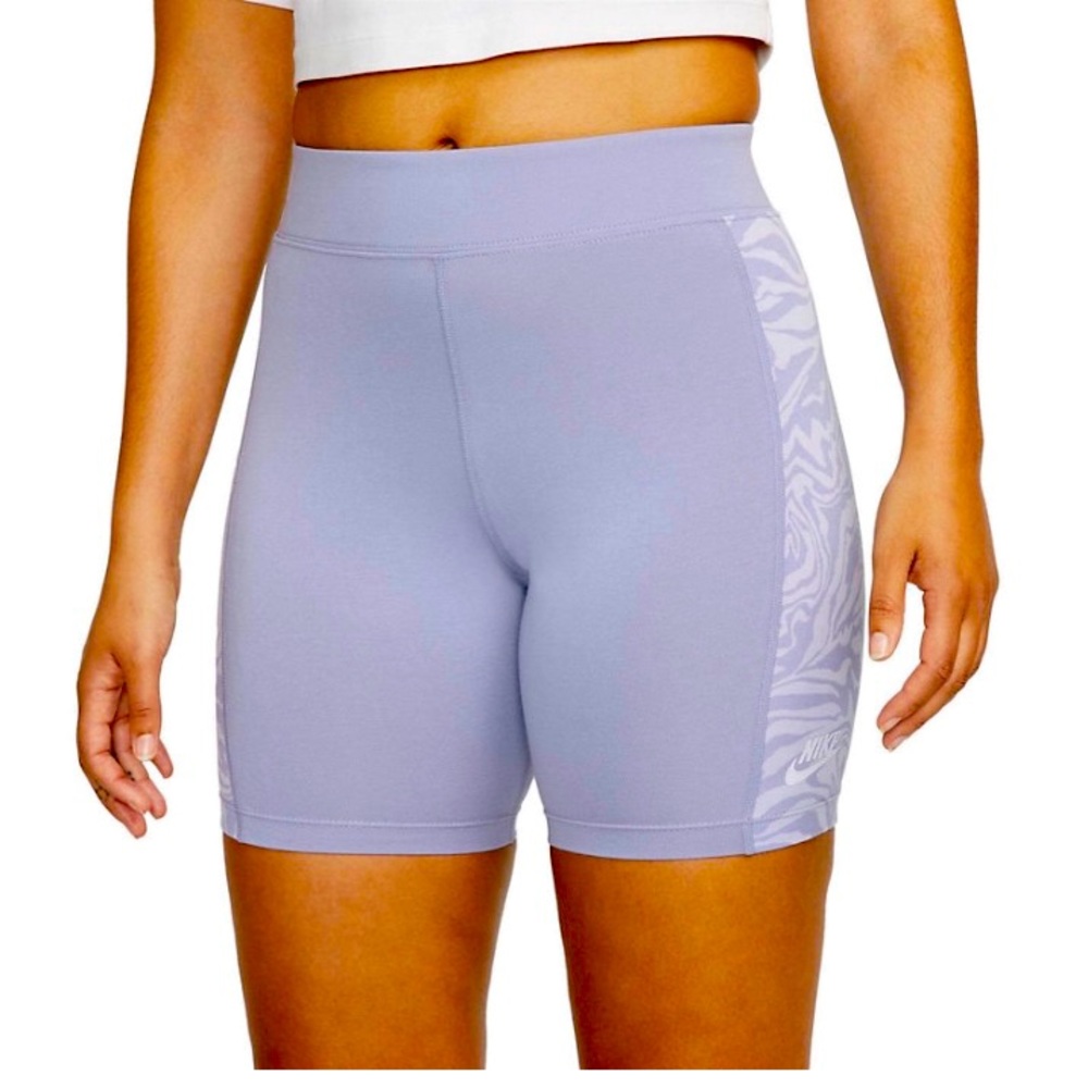 Nike sportswear swirl bike shorts size small NWT